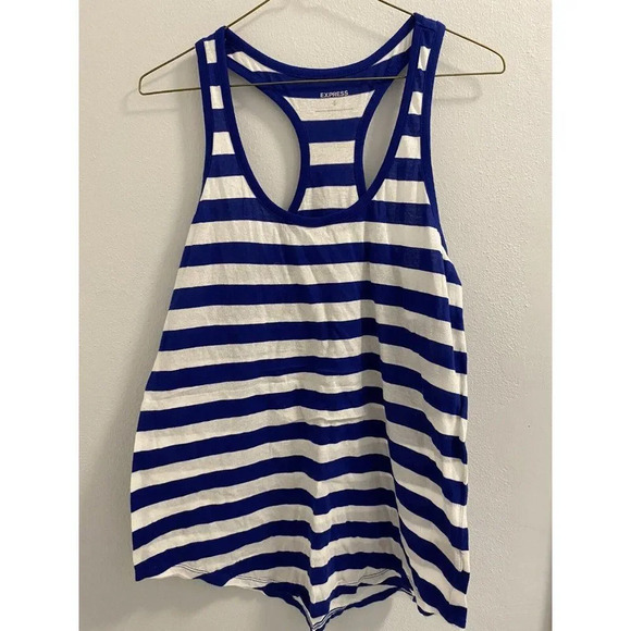 EXPRESS RACERBACK MEDIUM TANK TOP - EXCELLENT CONDITION. BARELY WORN. ROYAL BLUE - Picture 1 of 5